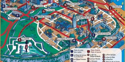 Quebec vaatamisväärsused kaart