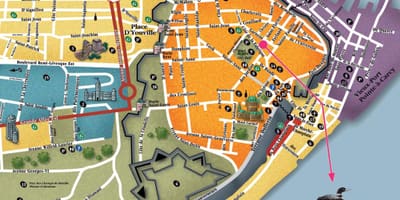 Kaart Quebec City vaatamisväärsused 